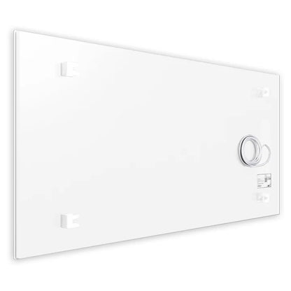 Welltherm Infraroodpaneel 930W – Wit Satijn Glas | Voor Ruimtes tot 19 m²