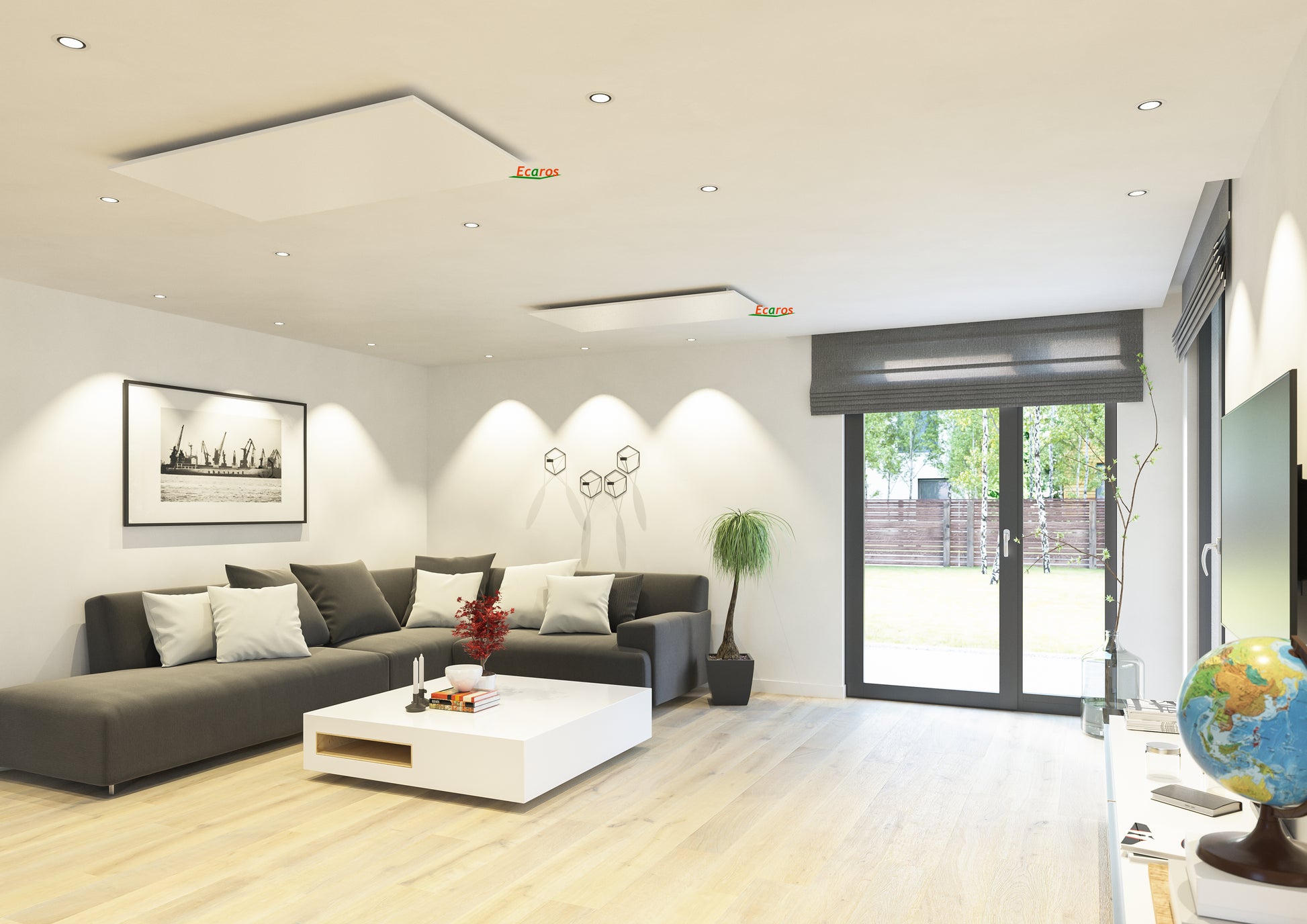 Ecaros 800W infrarood wandpaneel - Geschikt voor woonkamer